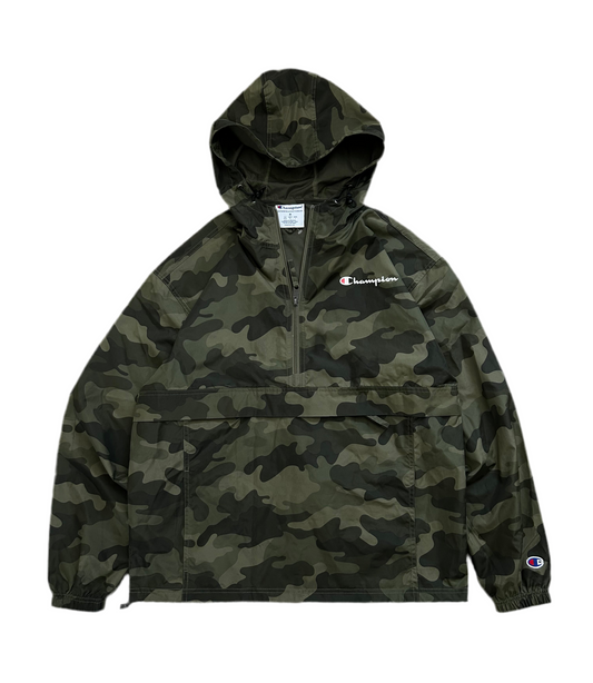 Champion Camo Mens Jacket Medium Windbreaker