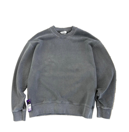 COS crewneck sweatshirt features a washed gray finish for a vintage look Large