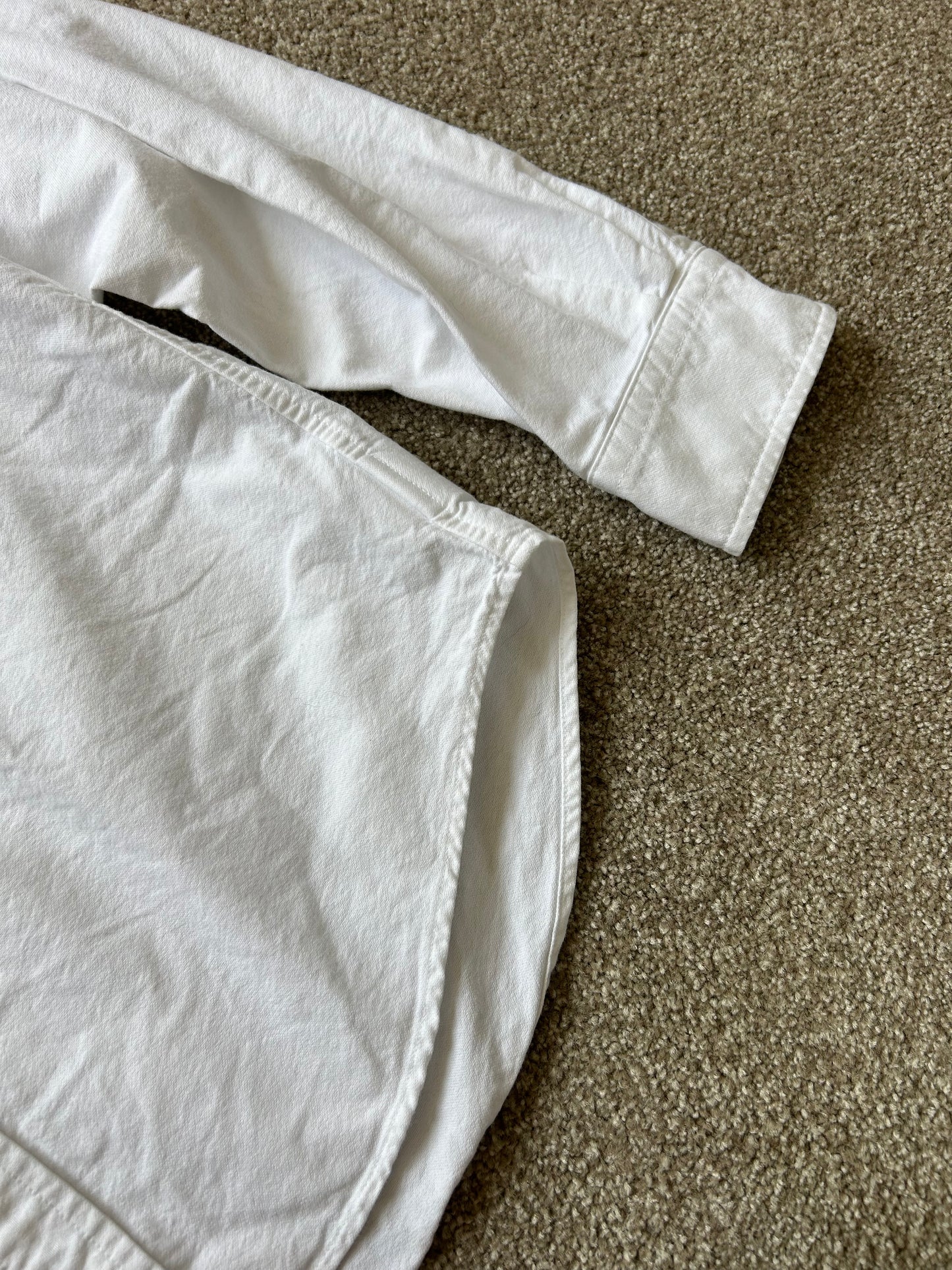 Ralph Lauren White Oxford Polo Medium