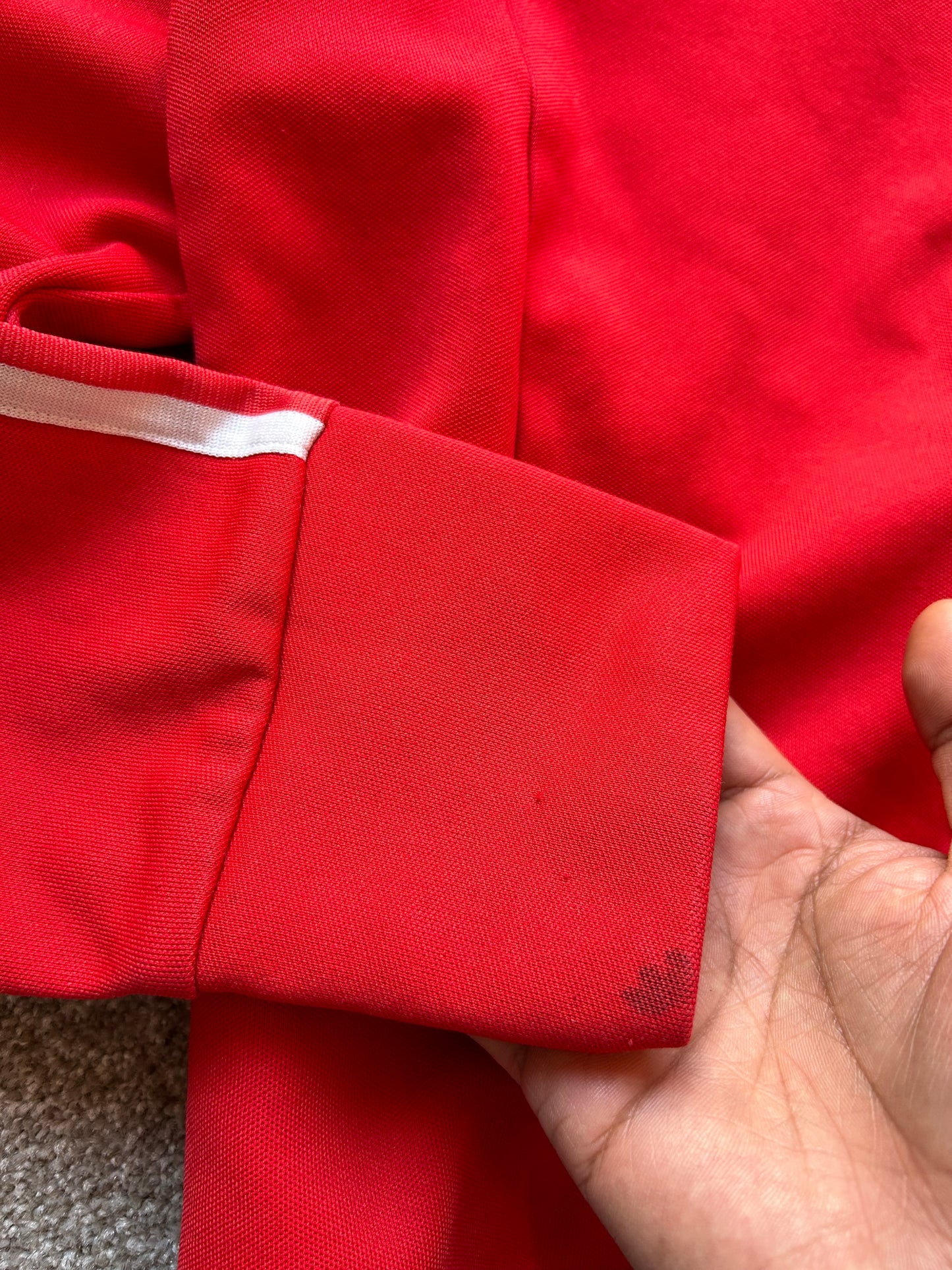 Vintage Adidas Track Jacket Red Small