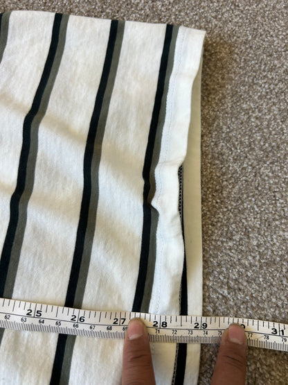 CHAMPION STRIPE SHORT SLEEVE TEE, WHITE XL