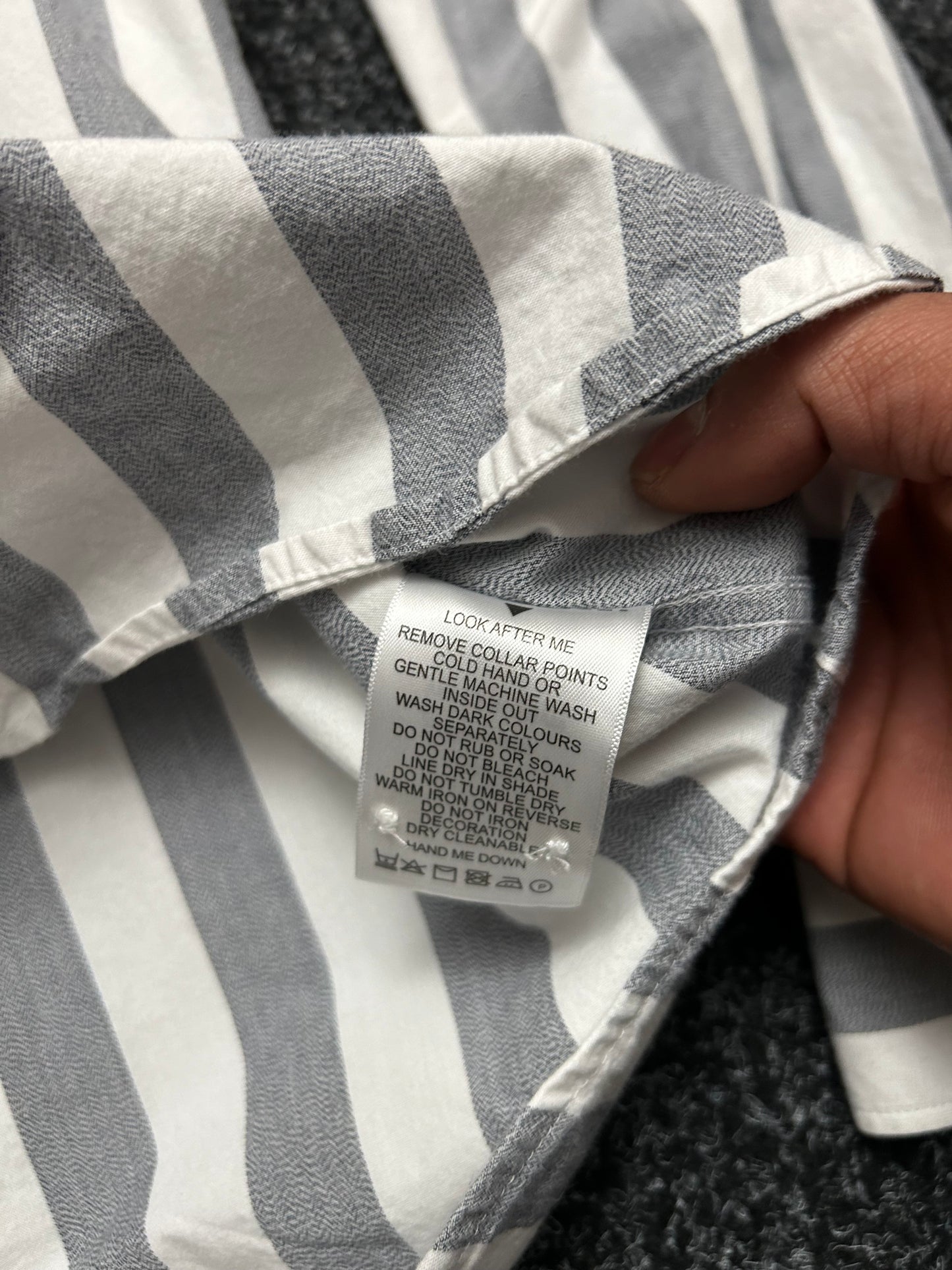 Barkers Stripe Polo Small Tailored Fit