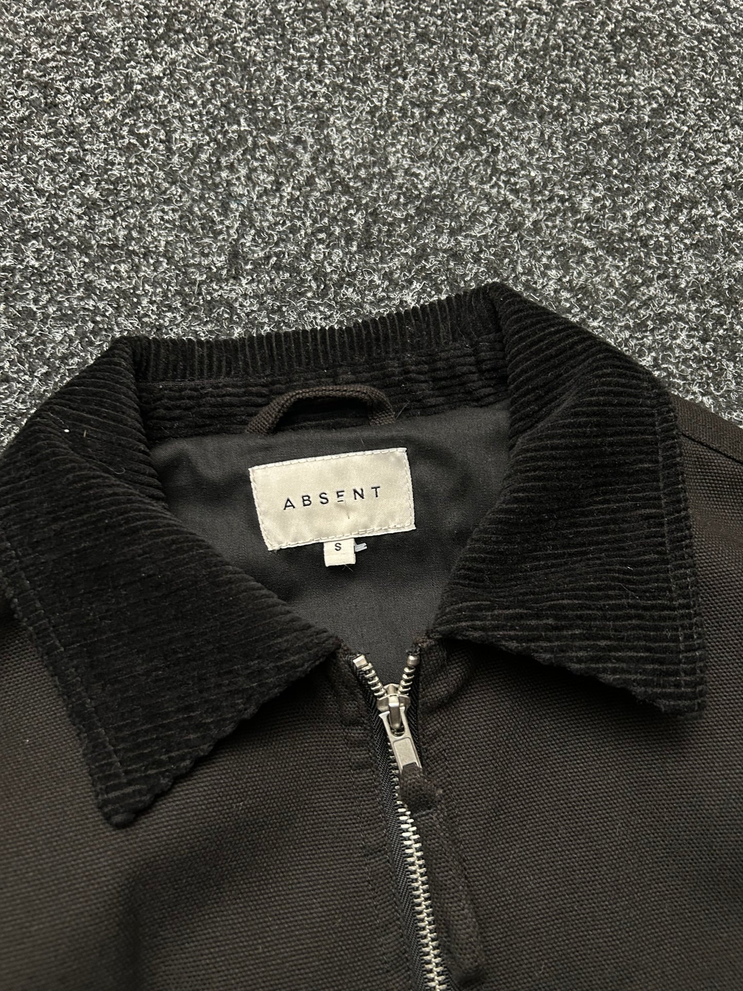 Absent Black Canvas Jacket ( Detroit Vibes)