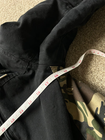 AAPE Hoodie Puffer Small Black Camo (OFF)