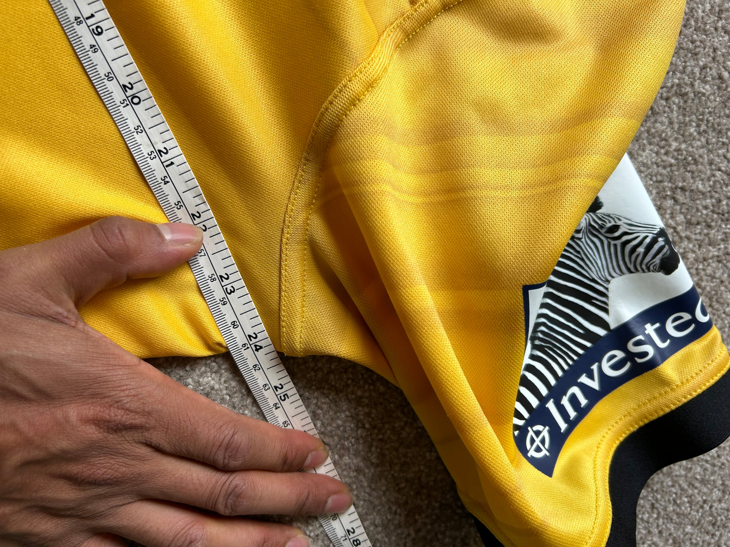 Adidas Hurricanes 2017 men's rugby home jersey Yellow XL