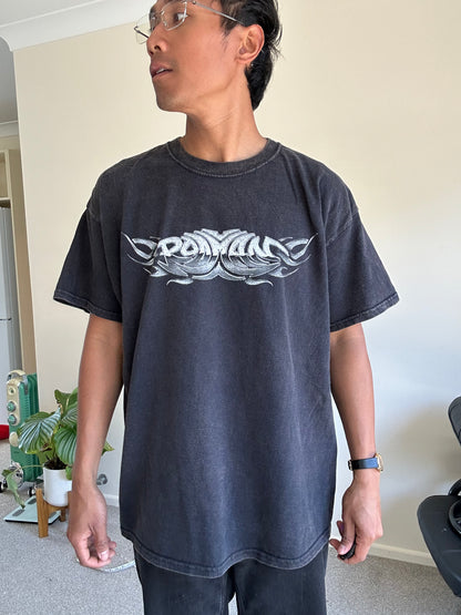 RODMAN BRAND logo
METAL LOGO VINTAGE T-SHIRT Large Black