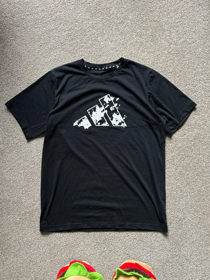 Adidas Essential Big Logo Tee Black Large