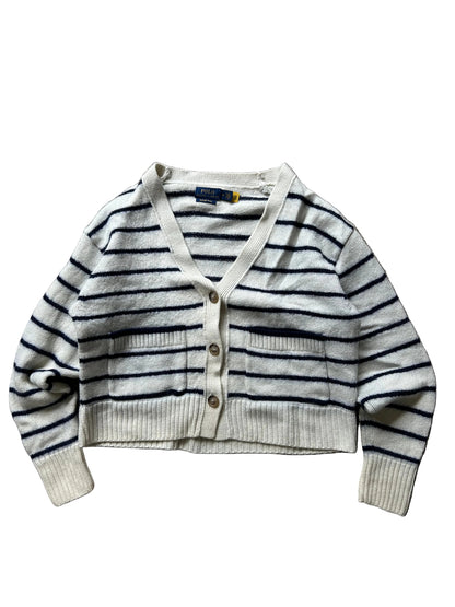 Ralph Lauren RL Stripe Women's Cardigan Medium