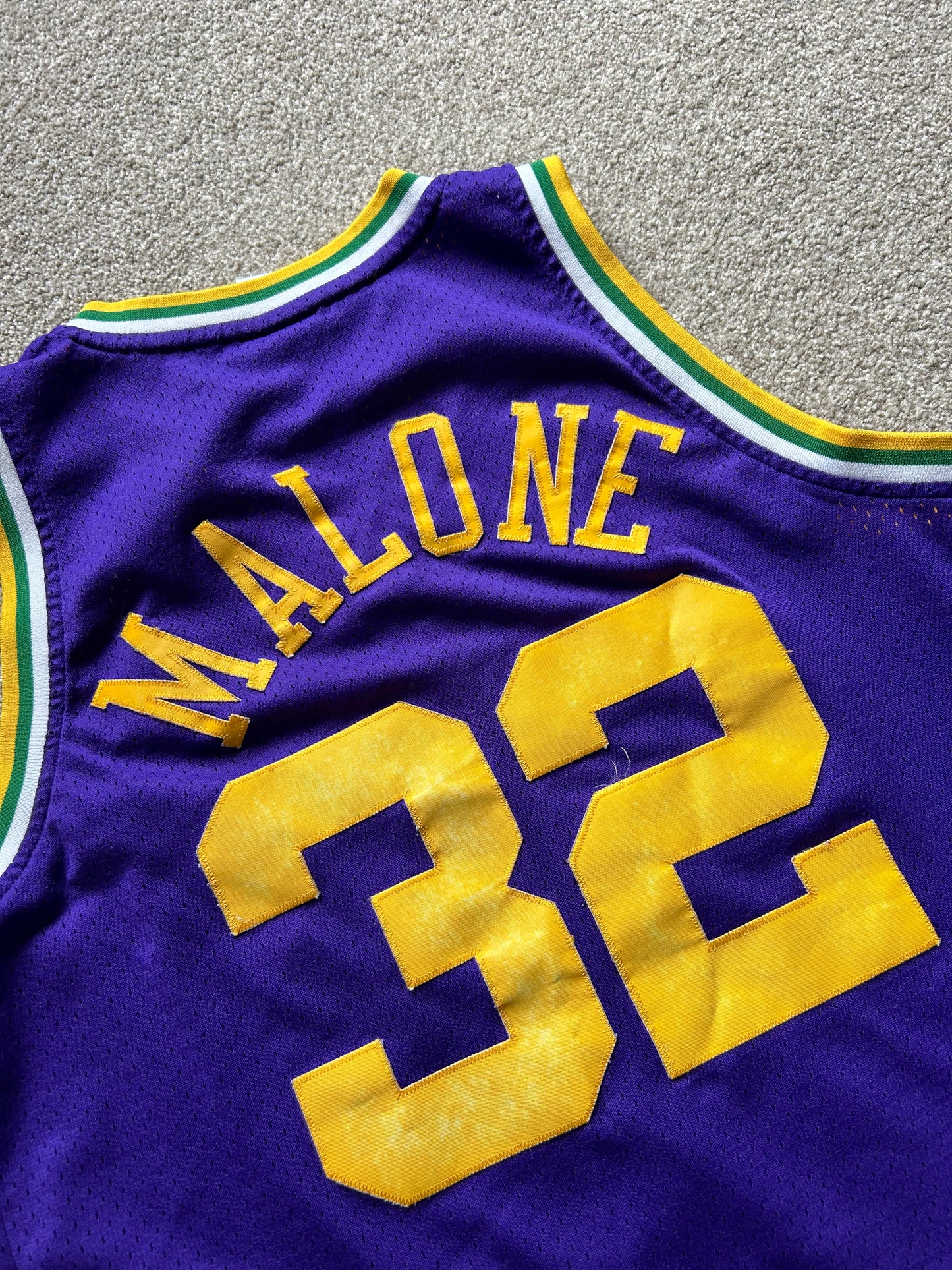 Karl MALONE, Utah Jazz, Adidas HWC, NBA Basketball Jersey, Medium