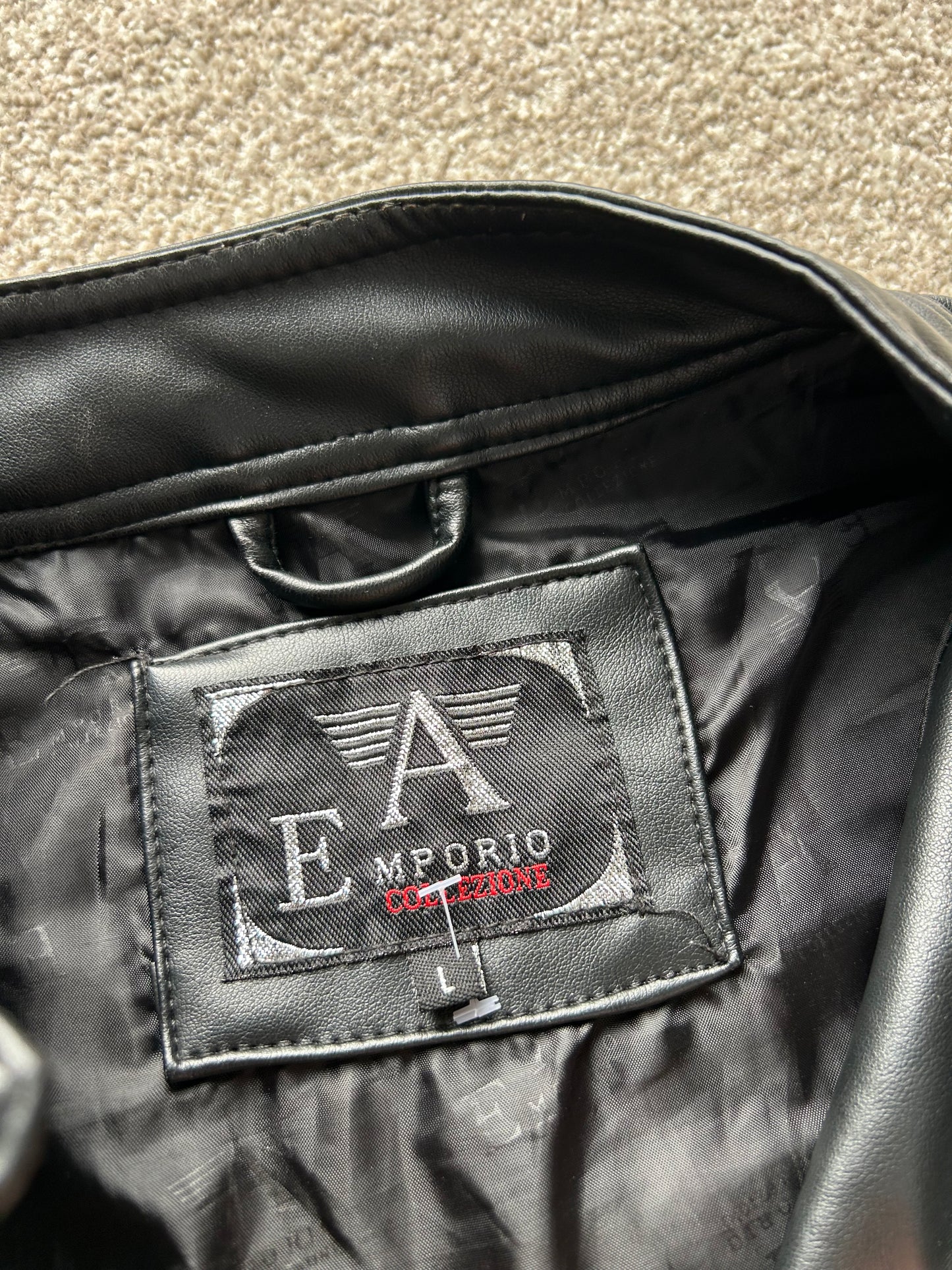 Emporio Armani
Armani Leather Jacket Large Made in Italy