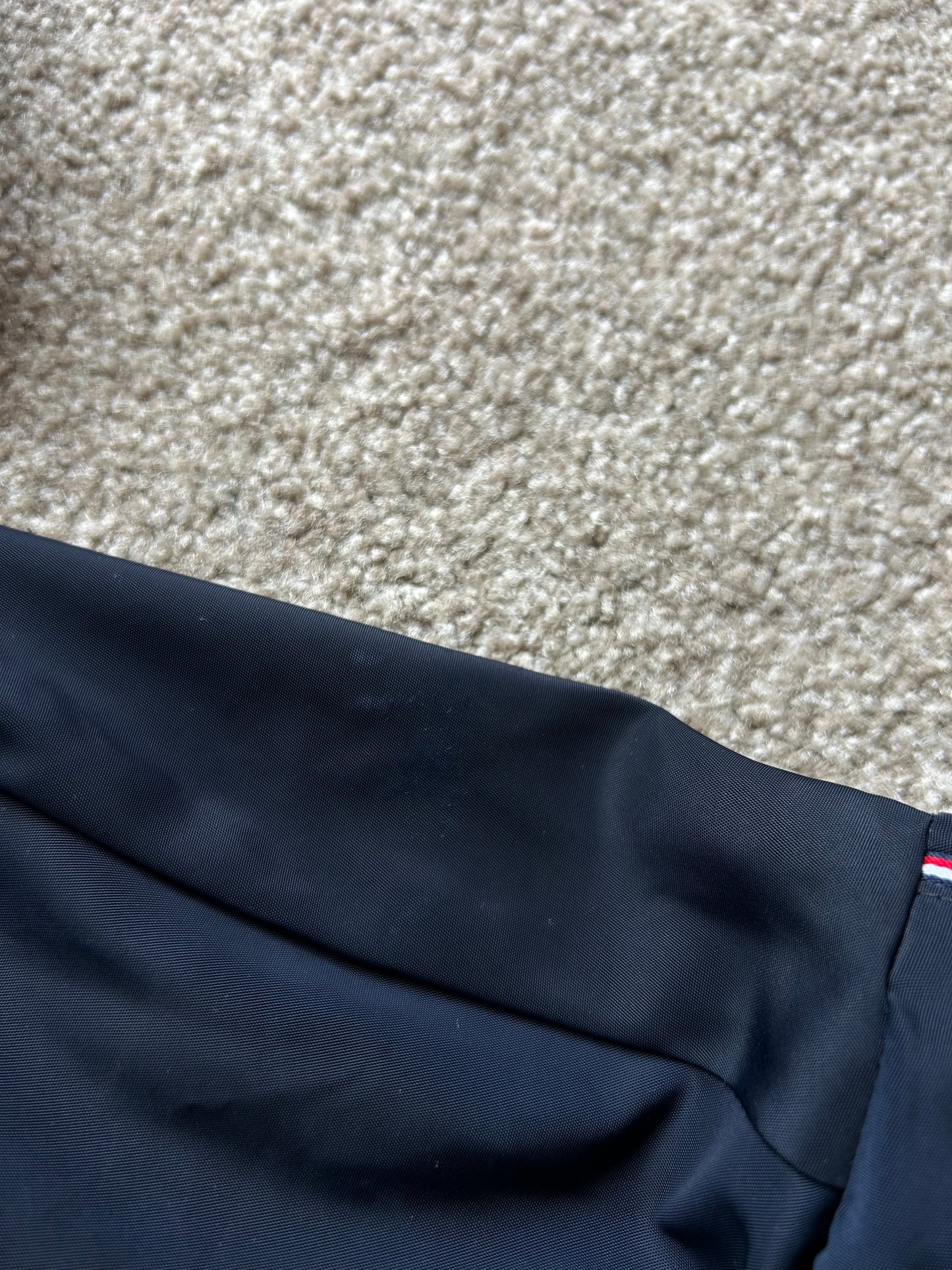 Tommy Hilfiger Windbreaker Hoodie Jacket Small Navy Blue