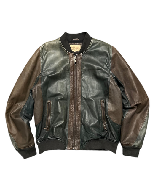 Chevignon Leather Jacket XXL 1957