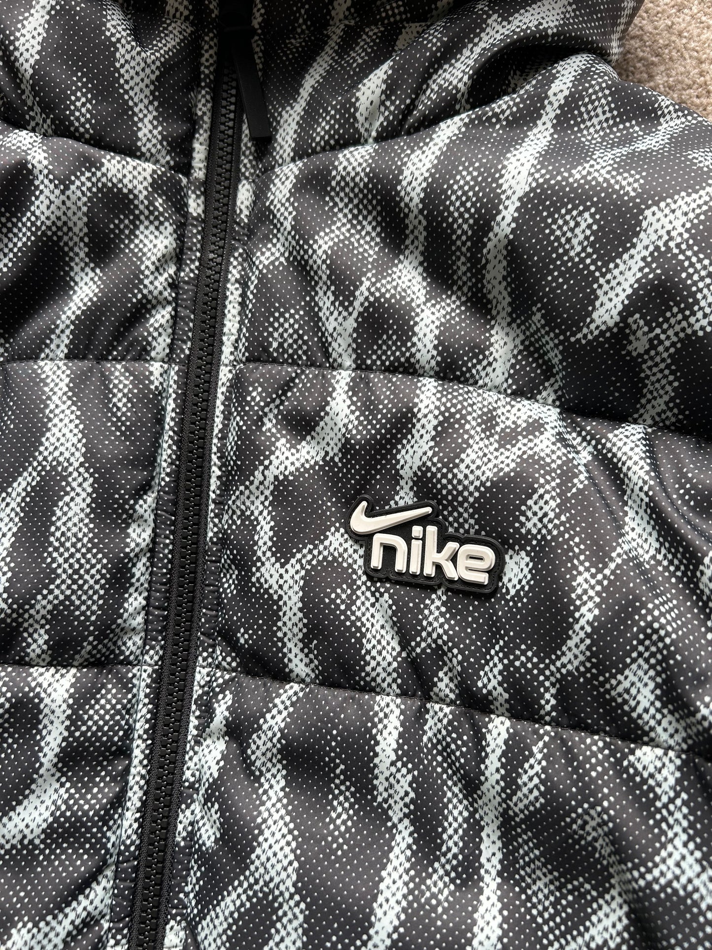 Nike Animal Print Leopard Puffer Jacket Medium