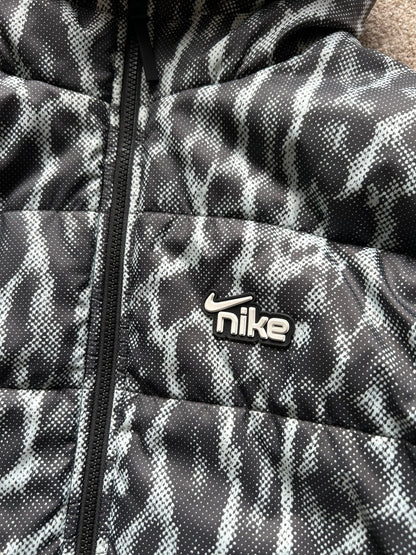 Nike Animal Print Leopard Puffer Jacket Medium