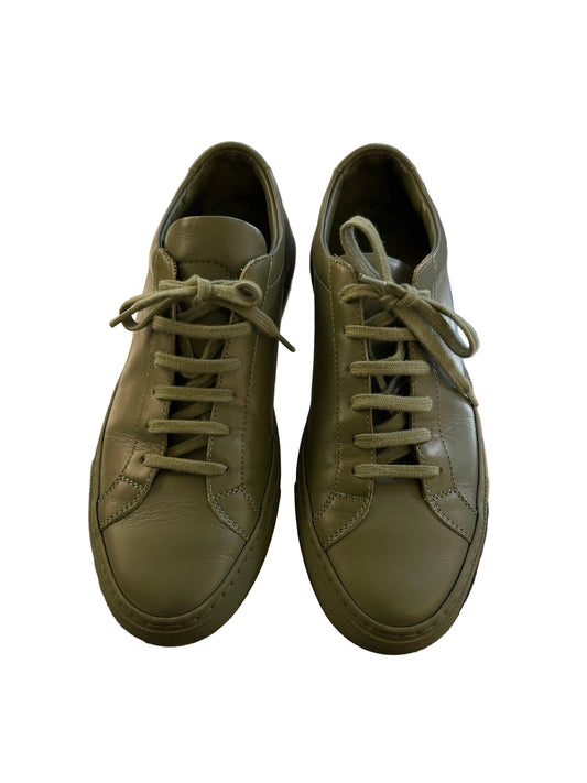 Common Projects - Original Achilles Leather Sneakers - Green size 39, 8 mens