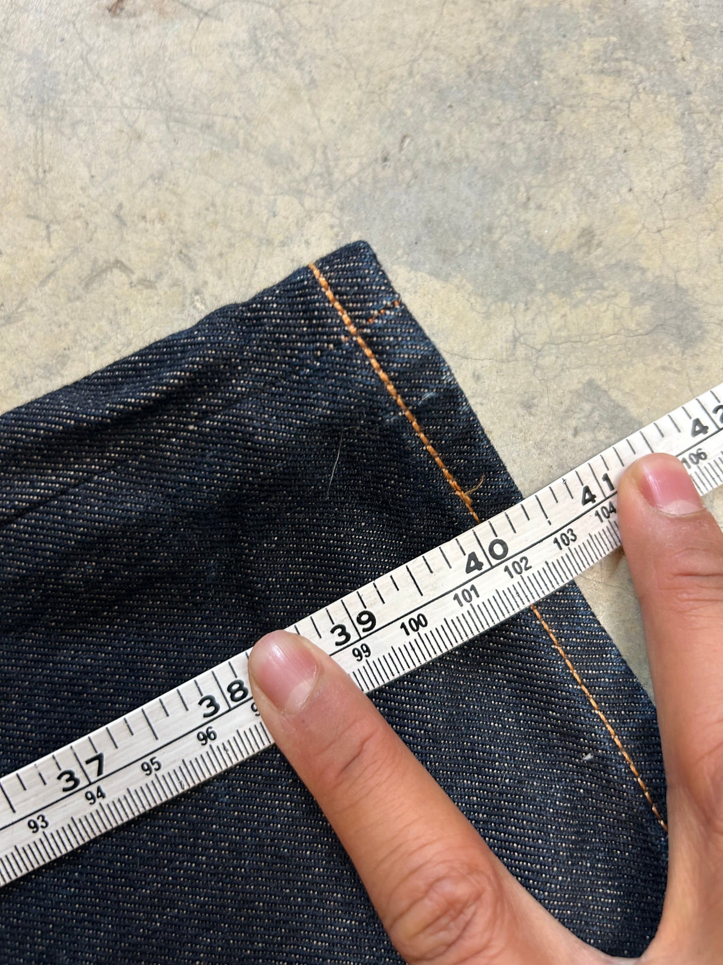 Evisu Denim Robot Gull Lot 2008 selvedge jeans size 33