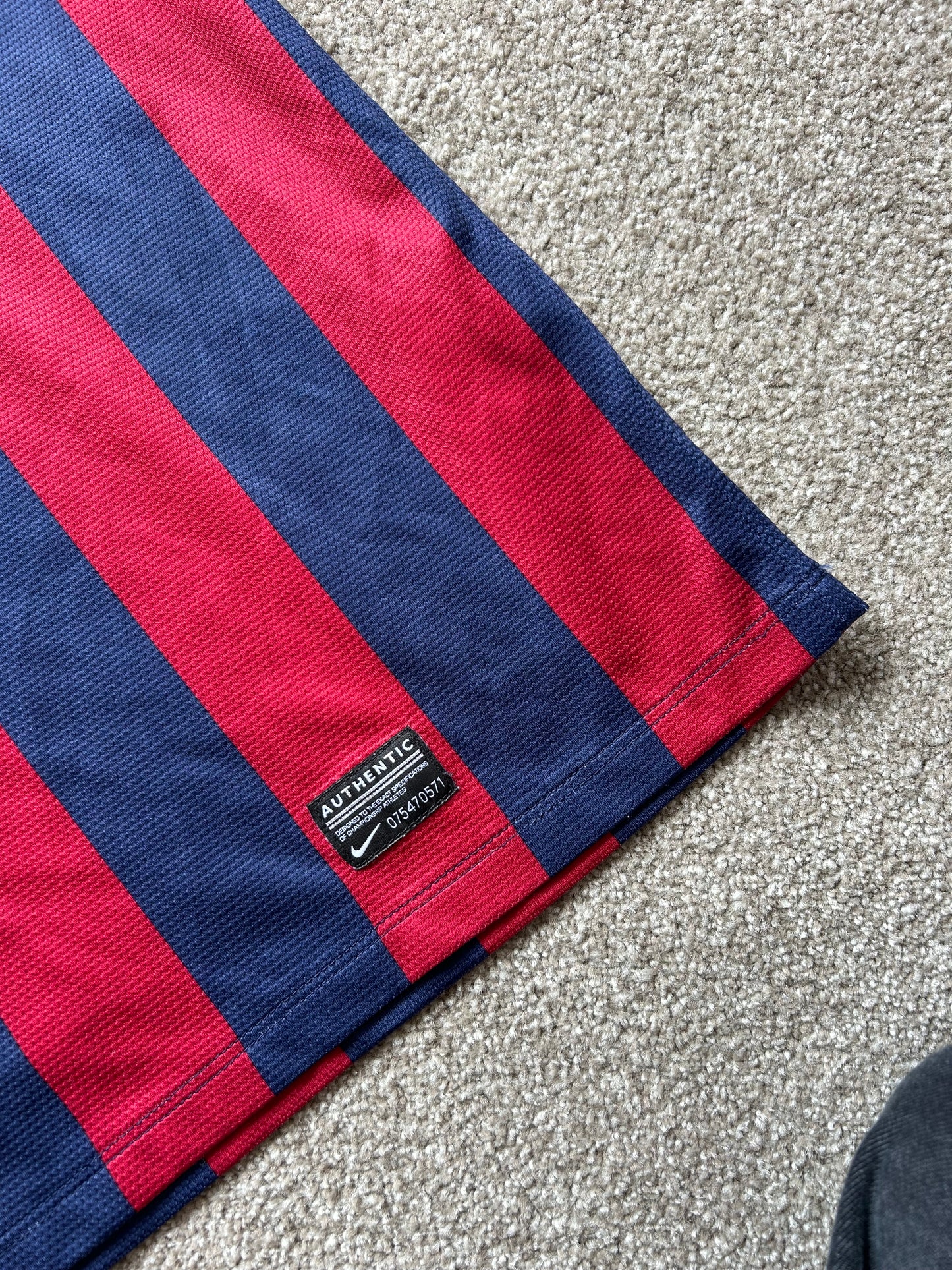 Nike FC Barcelona 2013-14 home shirt Navy Large Football Jersey