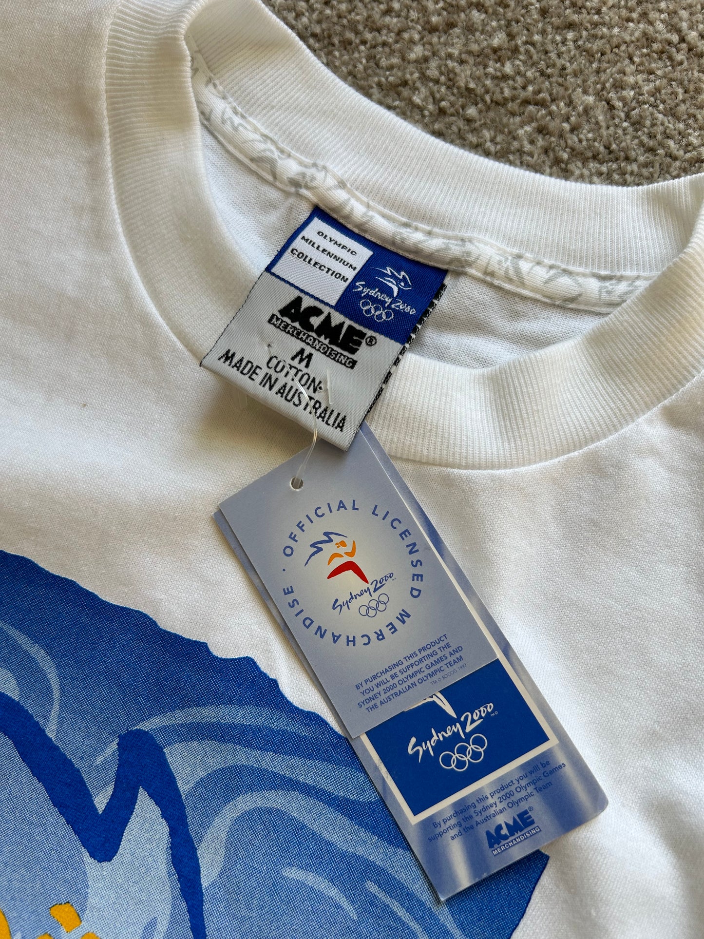 2000 Vintage ACME SYDNEY AUSTRALIA Olympic Games T-Shirt Men’s Size M