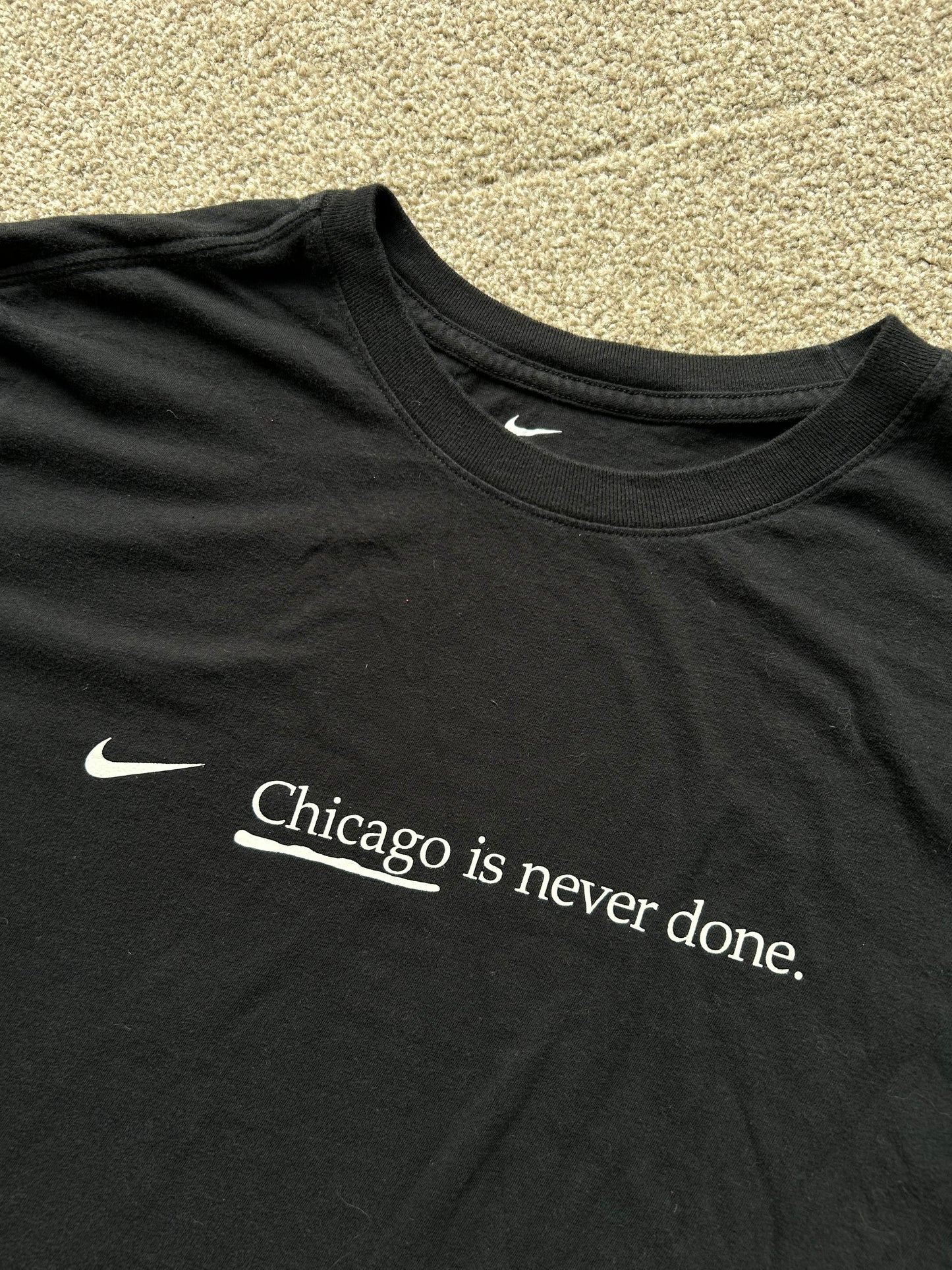 Nike Chicago Black Tee Large