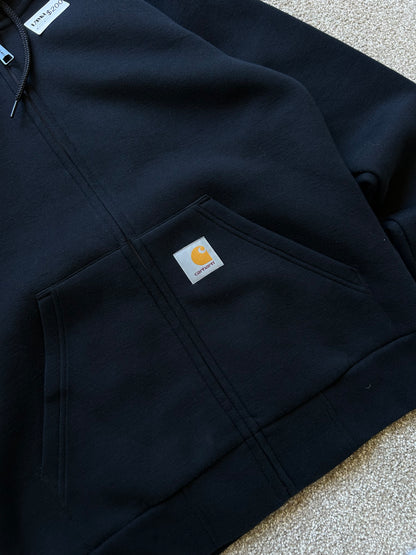 Carhartt Navy Blue Zip up Hoodie Medium