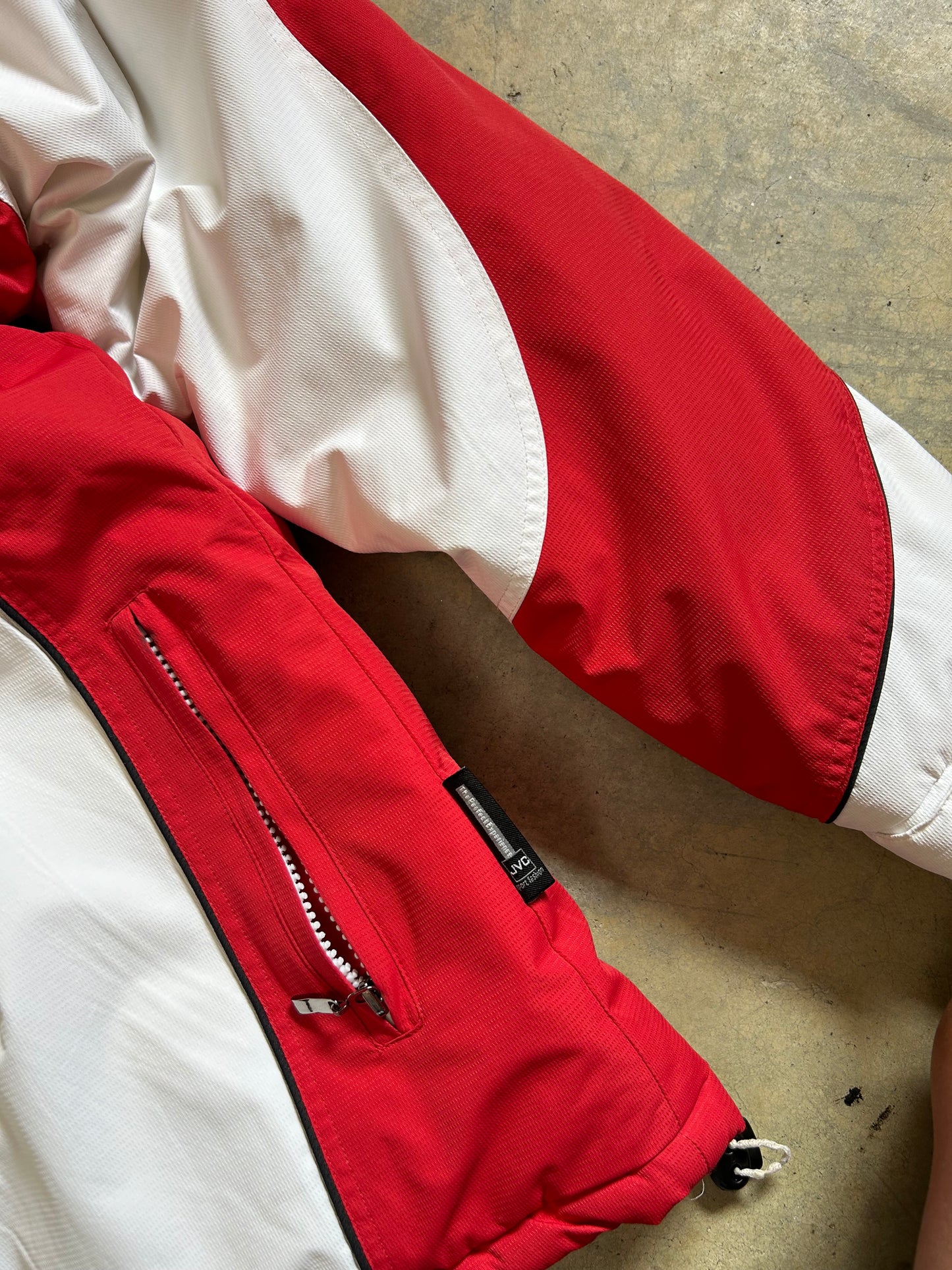 vintage unisex JVC ski snow jacket parka Medium White