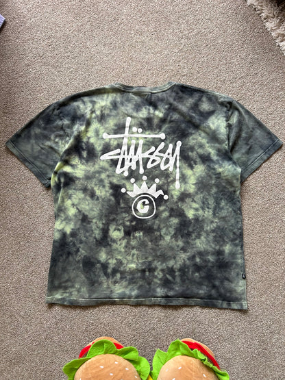 Stussy Tie Dye Green XXL Made in India