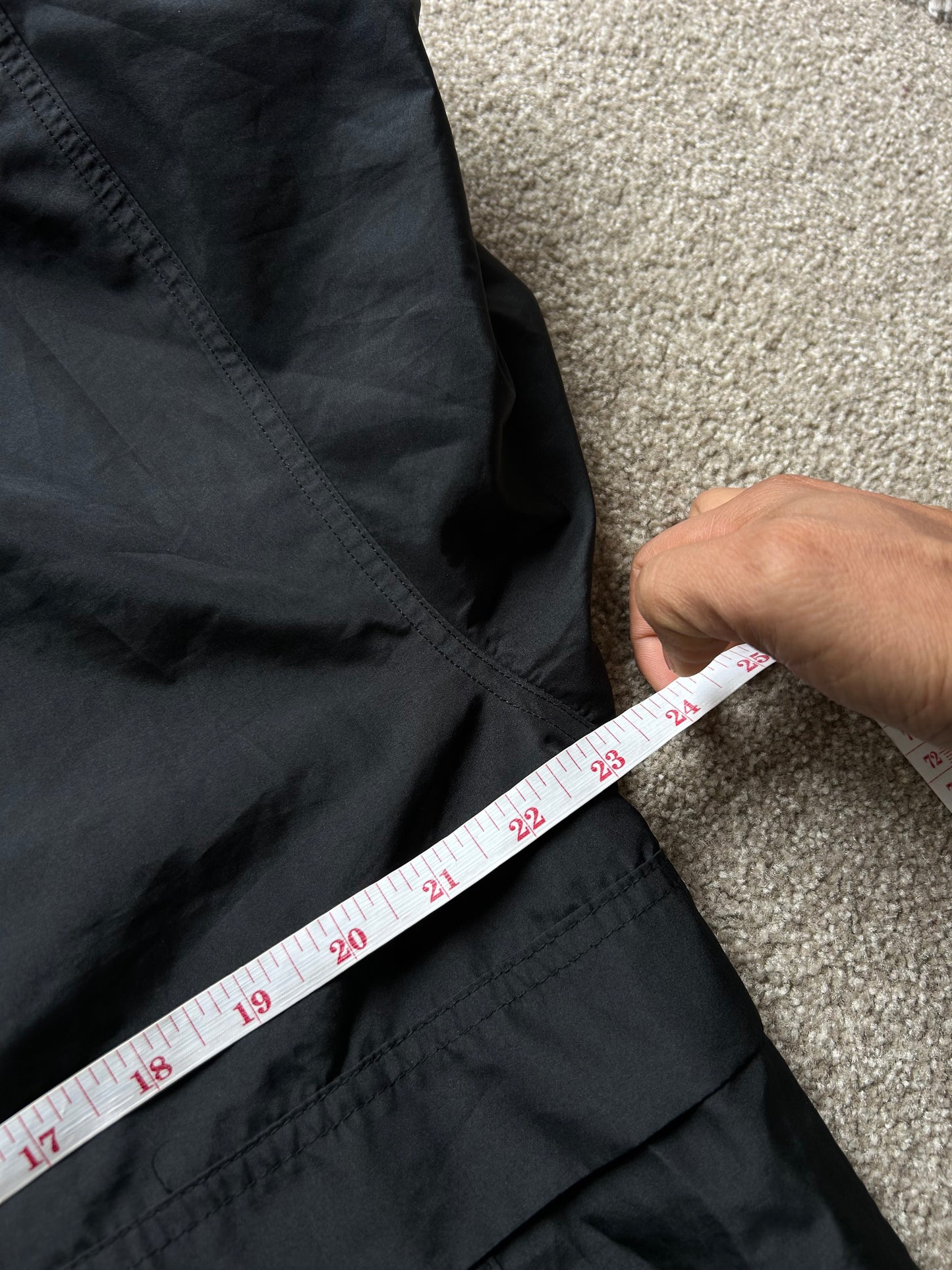 Champion Black Windbreaker Half Zip XL