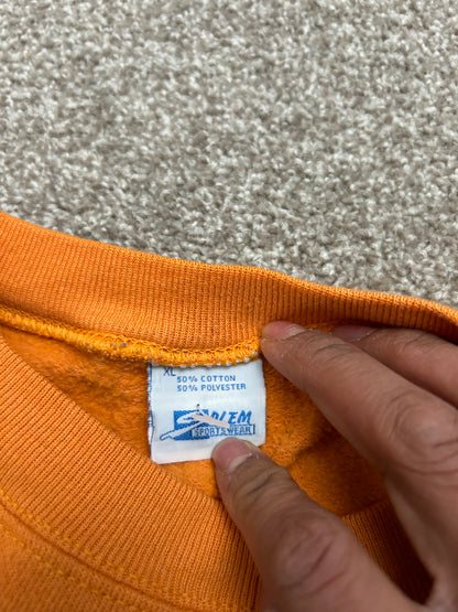 Vintage University Of Tennessee Sweatshirt Mens XL Orange Pullover 90s Salem Tag