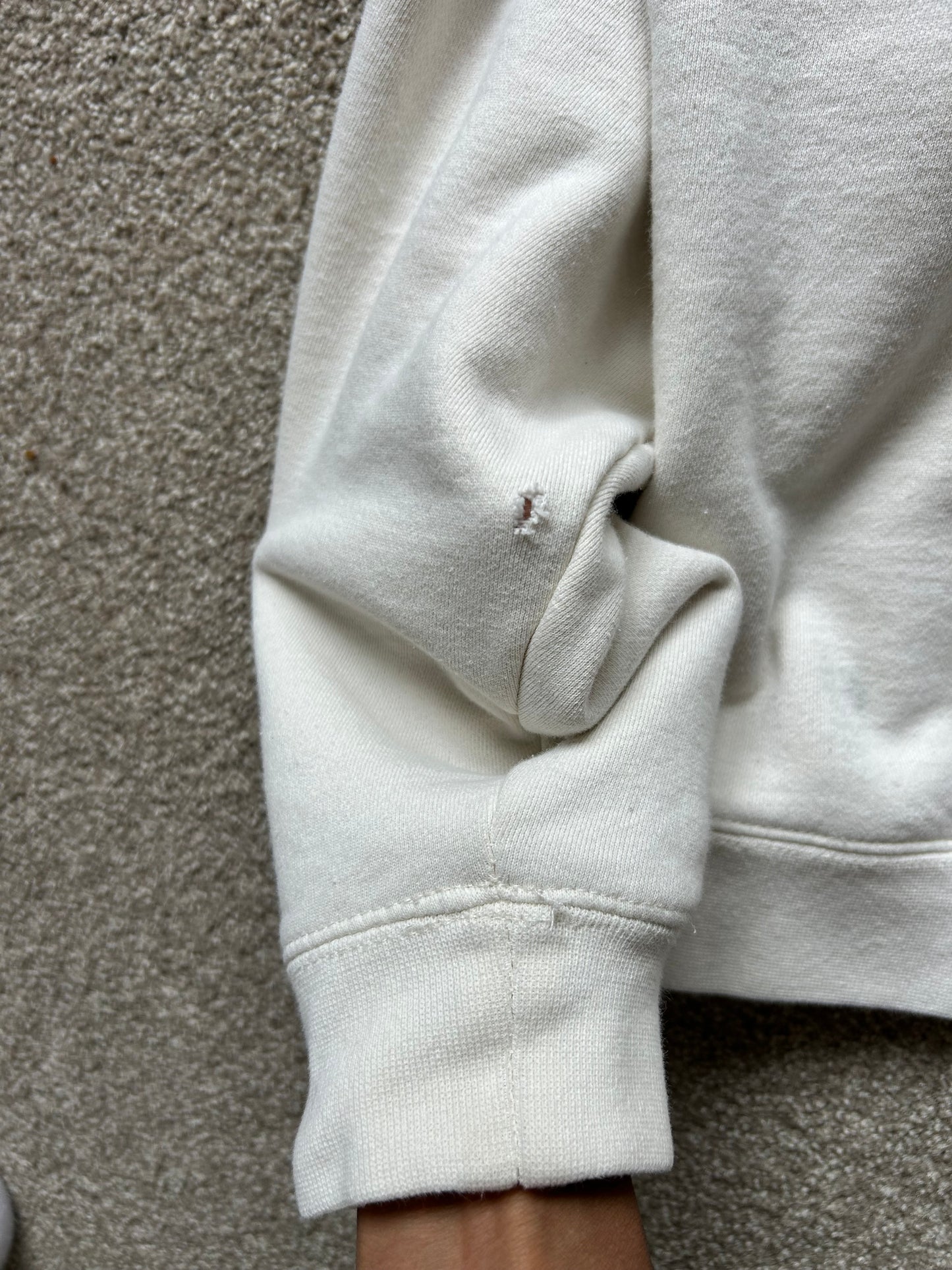Absent Hoodie Cream size Small
