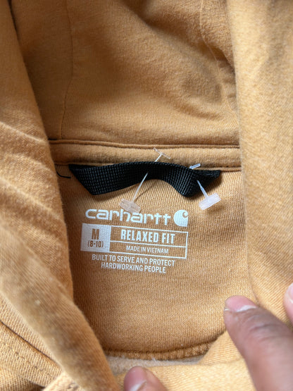 Carhartt Hooded Sweatshirt Brown Mustard Medium