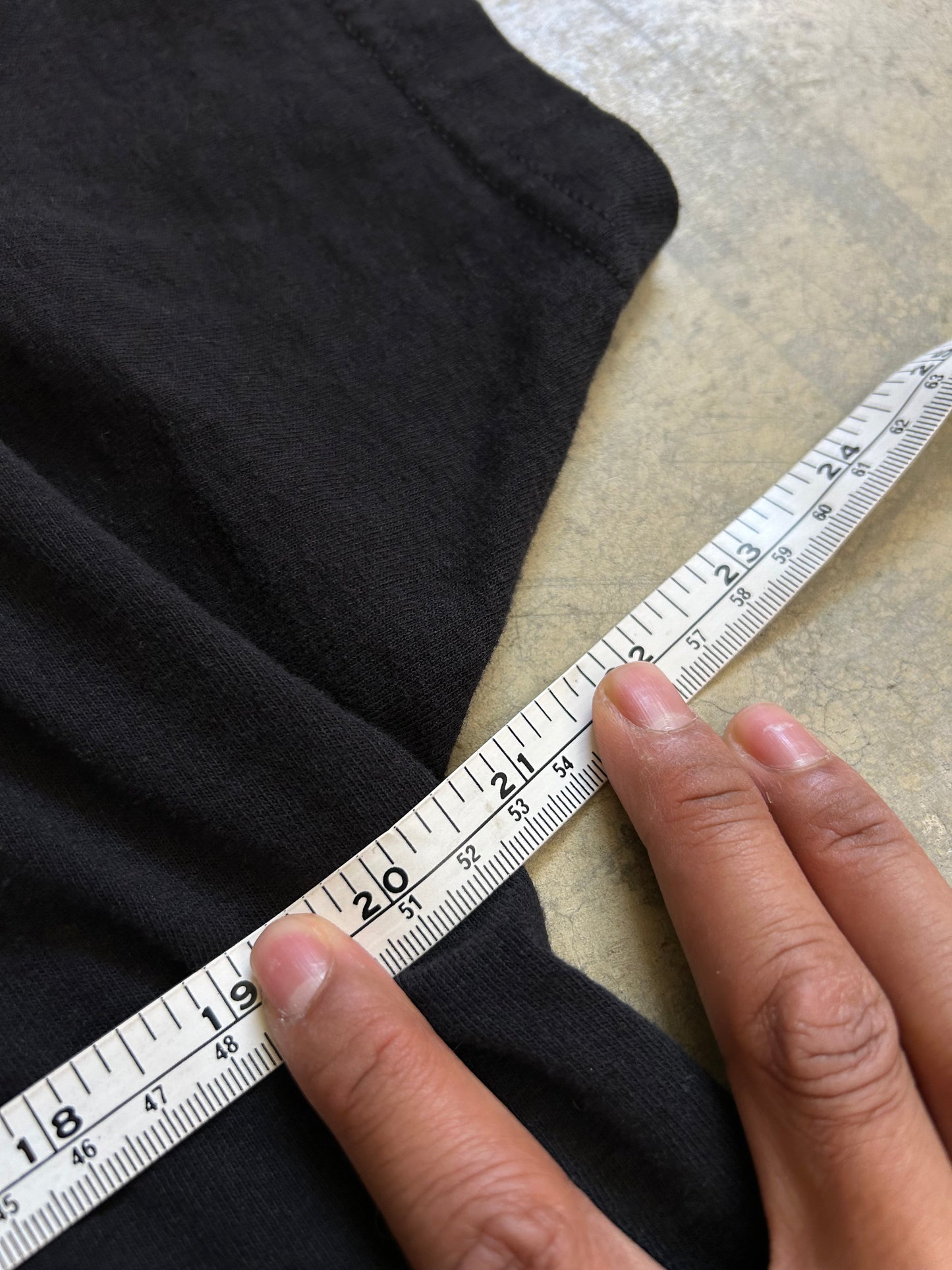 black 4Hunnid "Good Sex" graphic t-shirt featuring textured lettering on the back Large