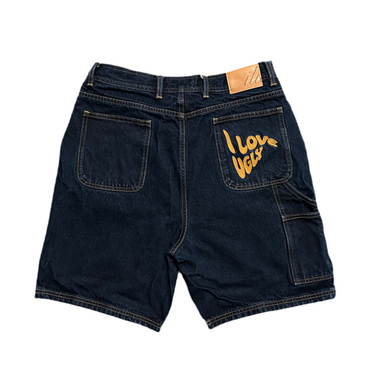 I Love Ugly Denim Carpenter Jorts size 32