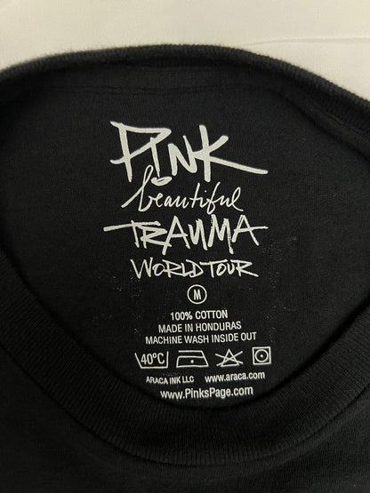 Pink Beautiful Trauma worl tour 2018 shirt medium