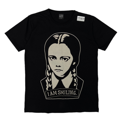 Wednesday Adams I am Smiling shirt small