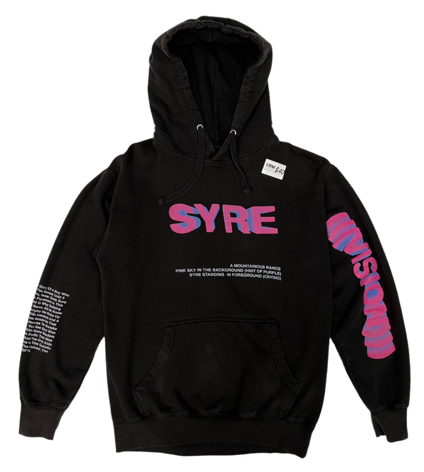 Jayden Smith SYRE tour hoodie medium