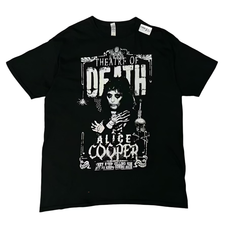 Vintage Alice Cooper Shirt Theatre Of Death World Tour 2009