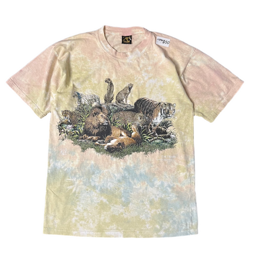 Vintage Cat Family Tee Large