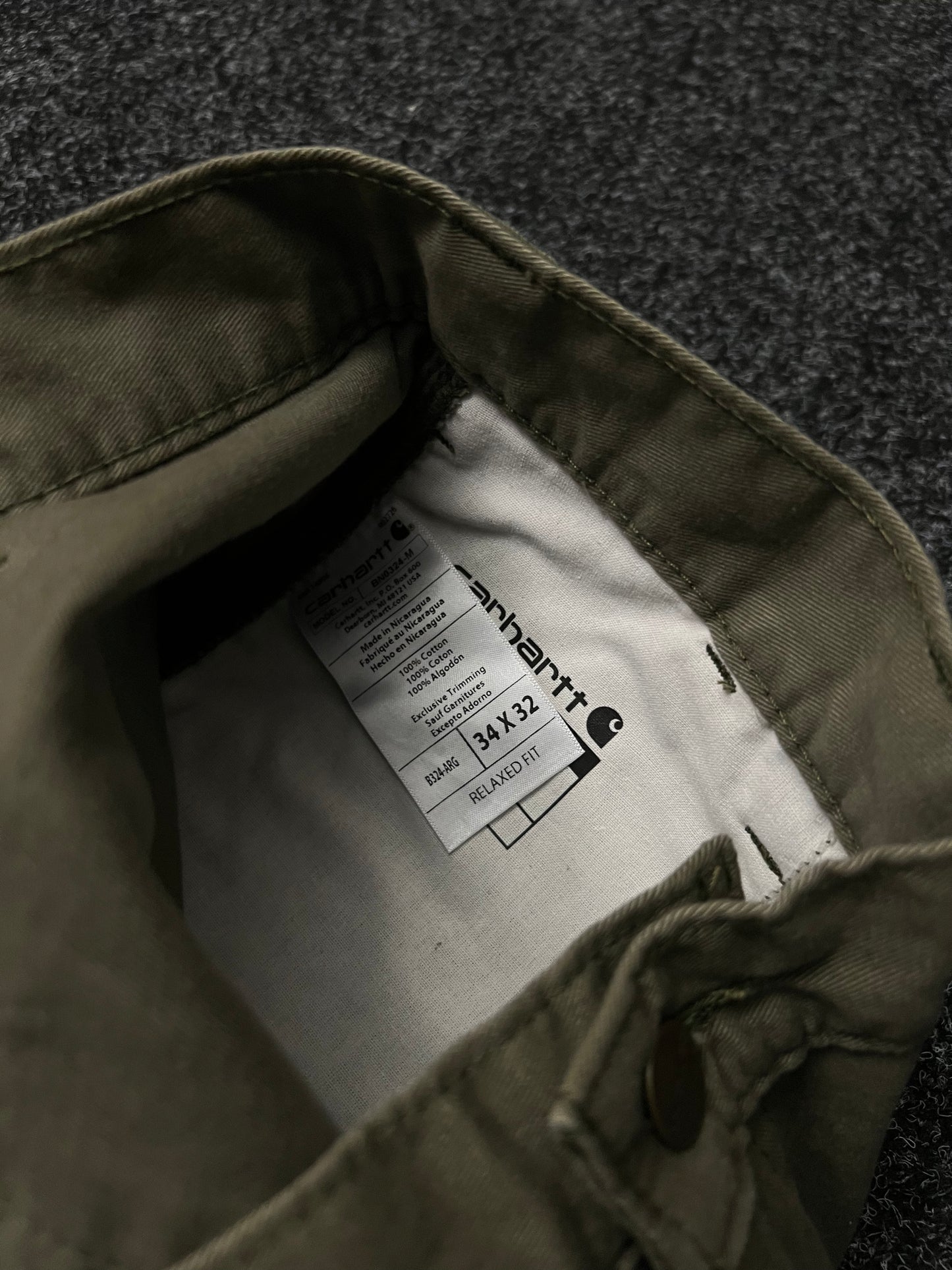 NEW Carhartt Carpenter Pants Size 34