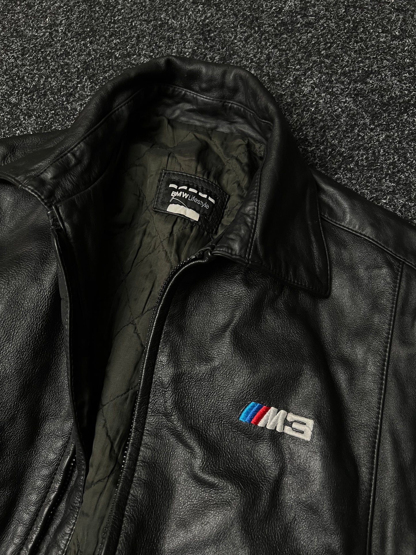 BMW leather jacket Large