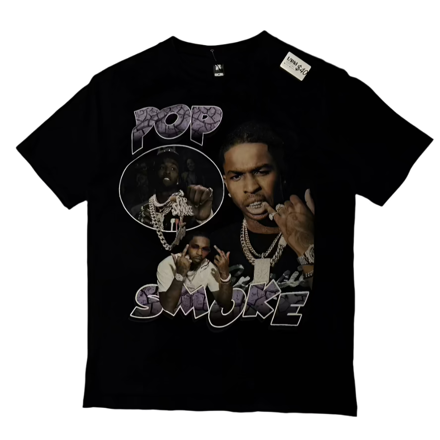 Pop Smoke Tee Medium