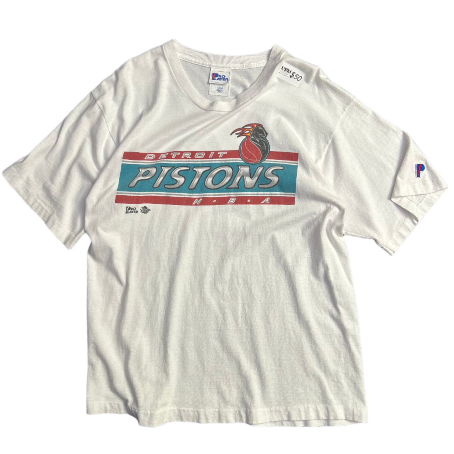 Detroit Pistons NBA Tee Large