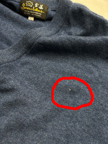 100% Cashmere Sweater Large
