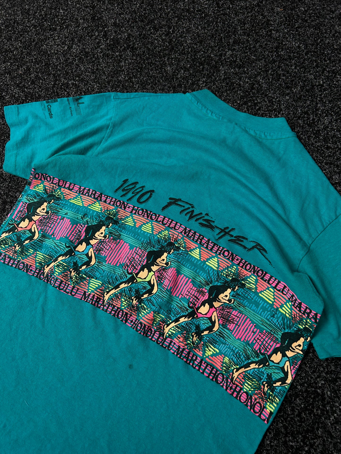 Vintage hanes 1990 Marathon Tee Medium