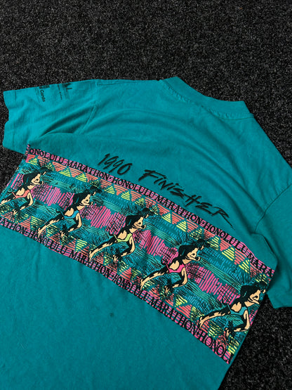 Vintage hanes 1990 Marathon Tee Medium