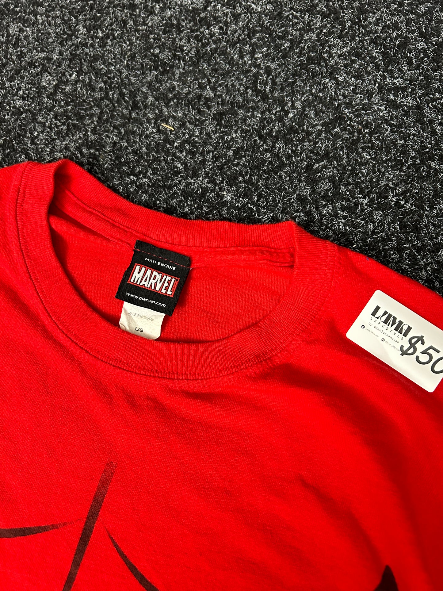 Marvel Spiderman Tee Large