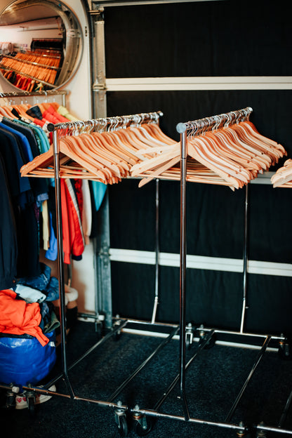 Industrial Clothing Rack and Hangers for Rent