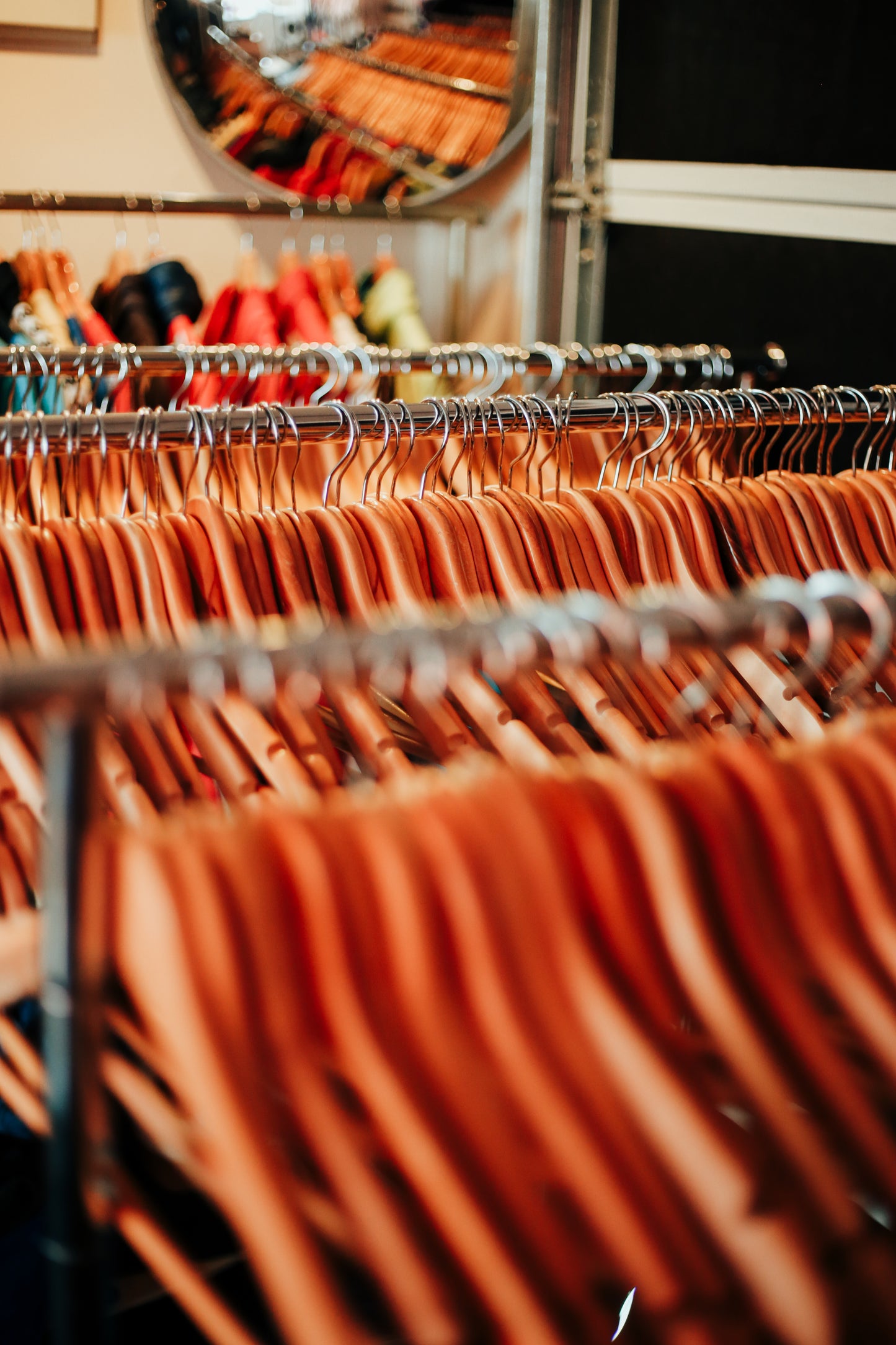 Industrial Clothing Rack and Hangers for Rent